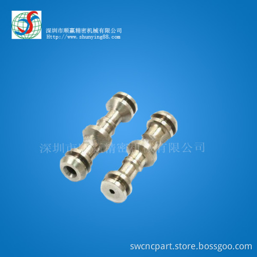 Precision CNC Lathe Machine Parts with Aluminum, Stainless Steel, Brass Optional